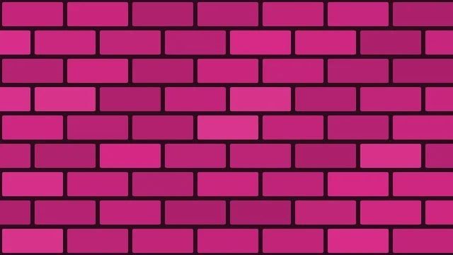 Hot Rose brick background — free HD hot rose color wallpaper 1920x1080
