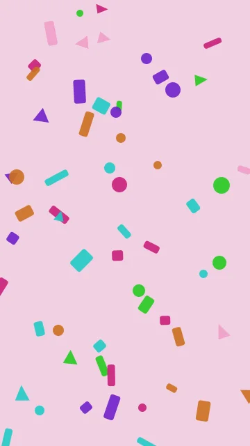 Hot Rose confetti phone wallpaper — free HD hot rose mobile wallpaper 1080x1920