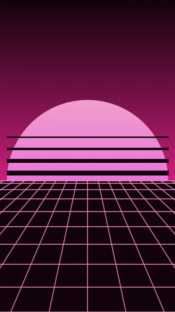 Hot Rose vaporwave phone wallpaper — free HD hot rose mobile wallpaper 1080x1920