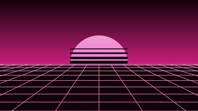 Hot Rose vaporwave background — free HD hot rose color wallpaper 1920x1080