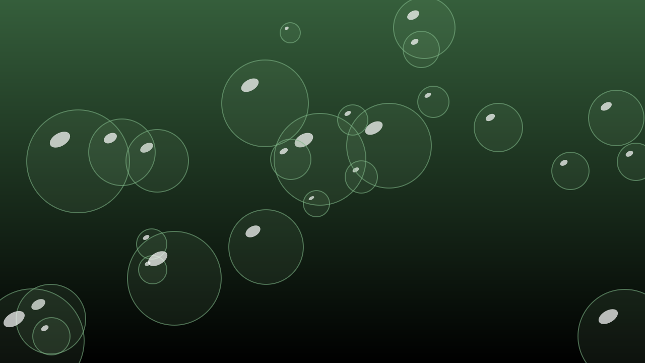 Hunter Green bubbles background — free HD hunter green color wallpaper 1920x1080