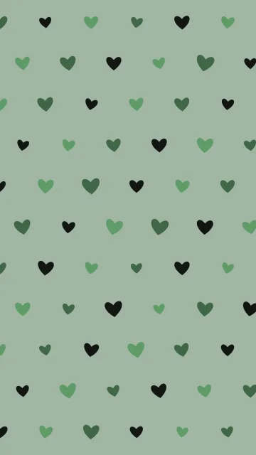 Hunter Green hearts phone wallpaper — free HD hunter green mobile wallpaper 1080x1920