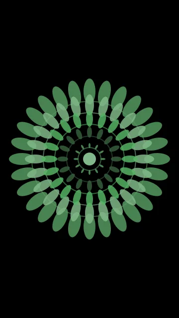 Hunter Green mandala phone wallpaper — free HD hunter green mobile wallpaper 1080x1920