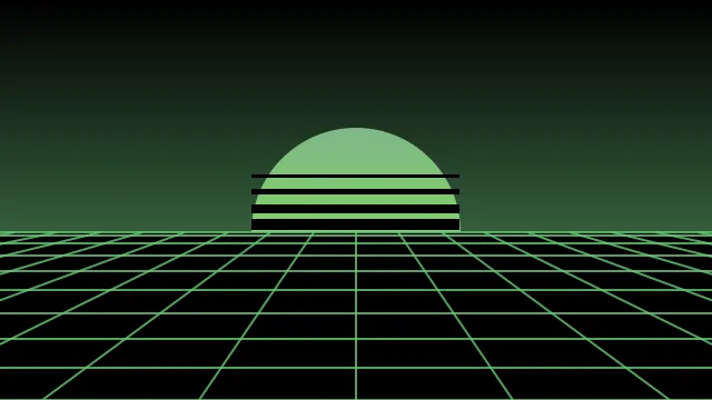 Hunter Green vaporwave background — free HD hunter green color wallpaper 1920x1080