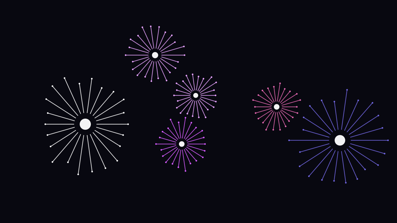 Hyper Magenta fireworks background — free HD hyper magenta color wallpaper 1920x1080