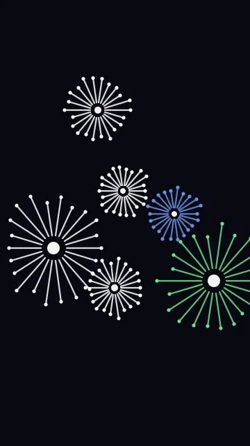 Icy Aqua fireworks phone wallpaper — free HD icy aqua mobile wallpaper 1080x1920