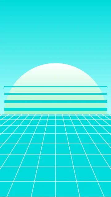 Icy Aqua vaporwave phone wallpaper — free HD icy aqua mobile wallpaper 1080x1920