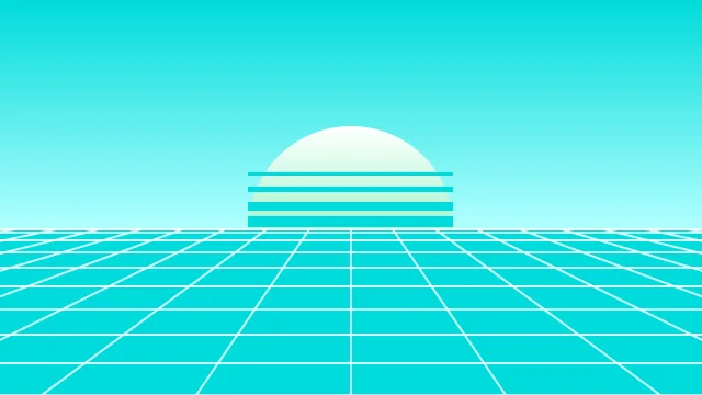 Icy Aqua vaporwave background — free HD icy aqua color wallpaper 1920x1080