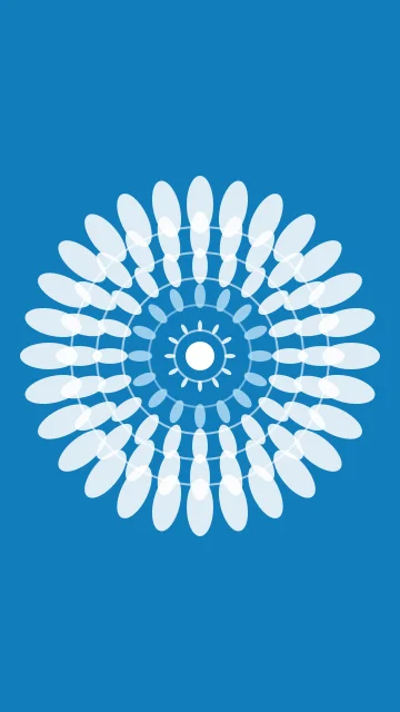Icy Blue mandala phone wallpaper — free HD icy blue mobile wallpaper 1080x1920