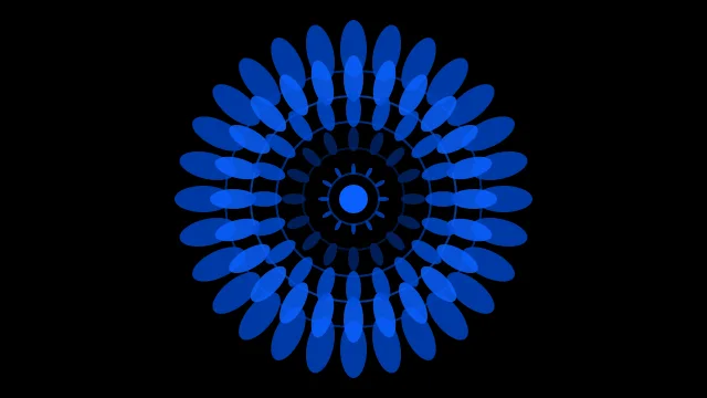 Imperial Blue mandala desktop wallpaper — free 4K imperial blue wallpaper 3840x2160