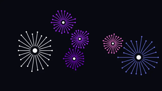 Indigo fireworks desktop wallpaper — free 4K indigo wallpaper 3840x2160