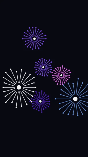 Indigo Ink fireworks phone wallpaper — free HD indigo ink mobile wallpaper 1080x1920