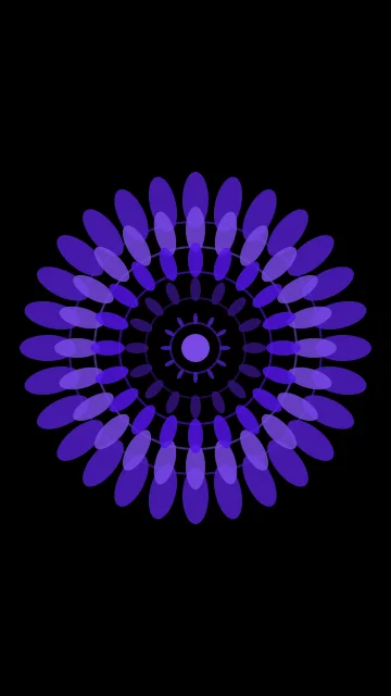 Indigo Ink mandala phone wallpaper — free HD indigo ink mobile wallpaper 1080x1920