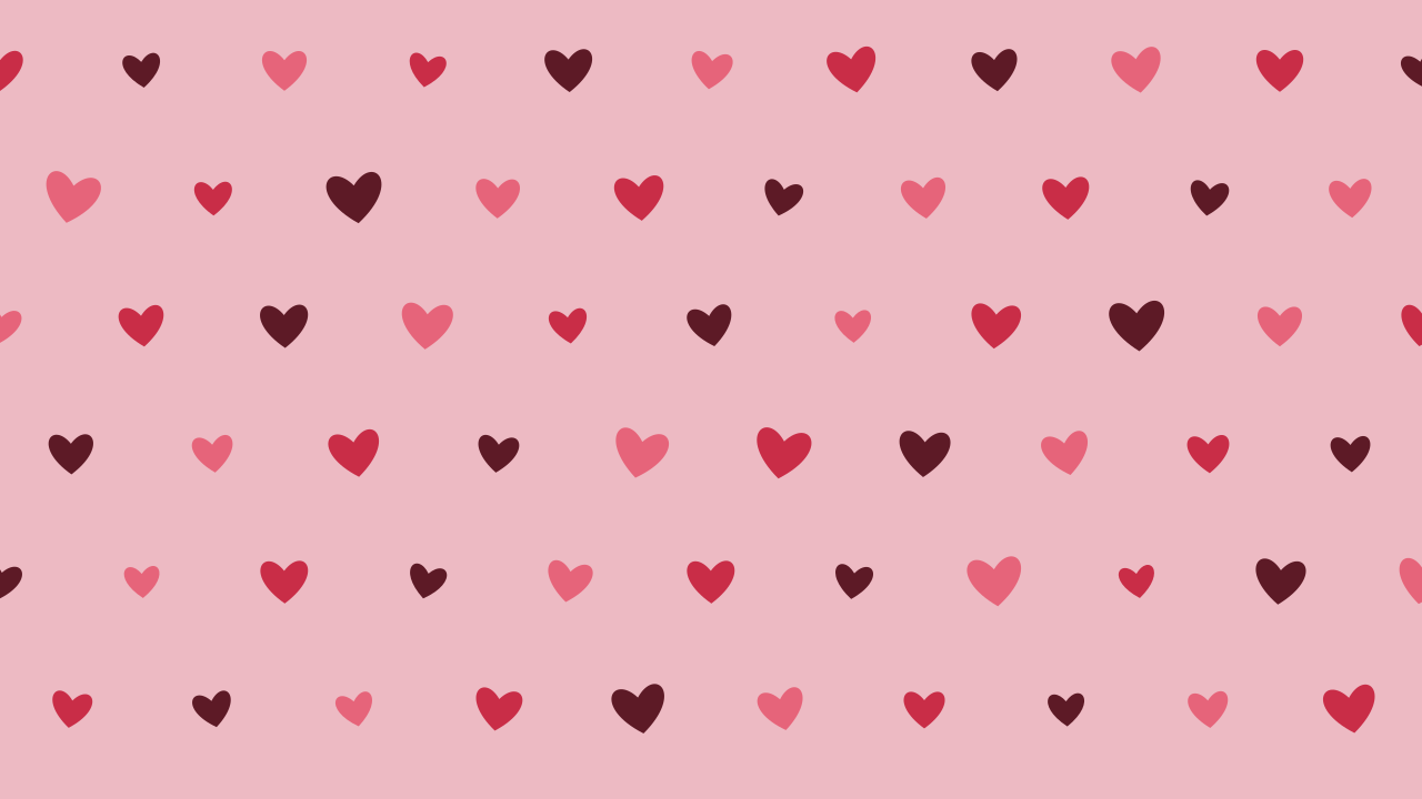 Intense Cherry hearts background — free HD intense cherry color wallpaper 1920x1080