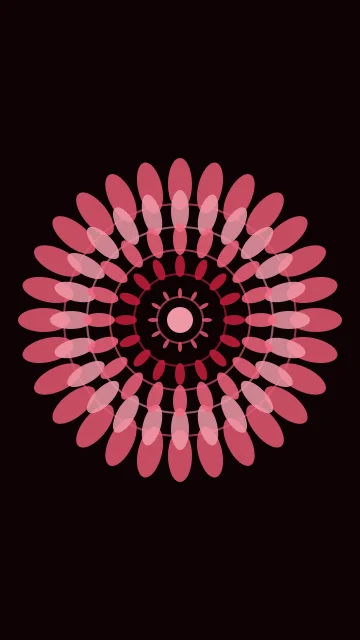 Intense Cherry mandala phone wallpaper — free HD intense cherry mobile wallpaper 1080x1920