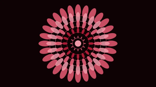 Intense Cherry mandala background — free HD intense cherry color wallpaper 1920x1080