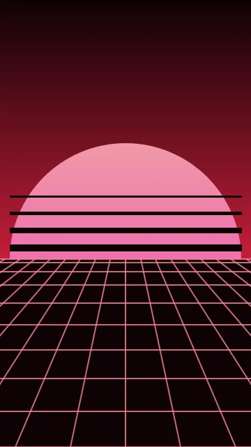 Intense Cherry vaporwave phone wallpaper — free HD intense cherry mobile wallpaper 1080x1920