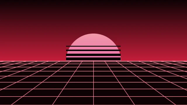 Intense Cherry vaporwave background — free HD intense cherry color wallpaper 1920x1080