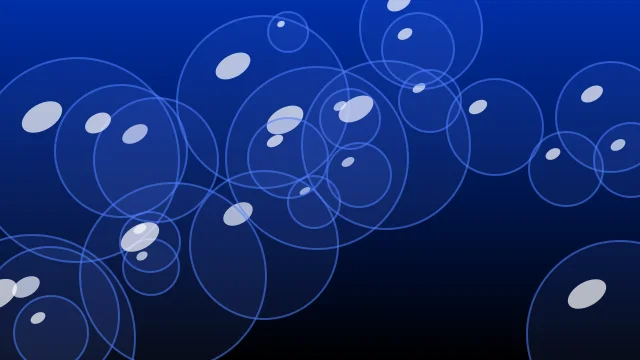 International Klein Blue bubbles background — free HD international klein blue color wallpaper 1920x1080