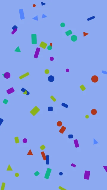 International Klein Blue confetti phone wallpaper — free HD international klein blue mobile wallpaper 1080x1920