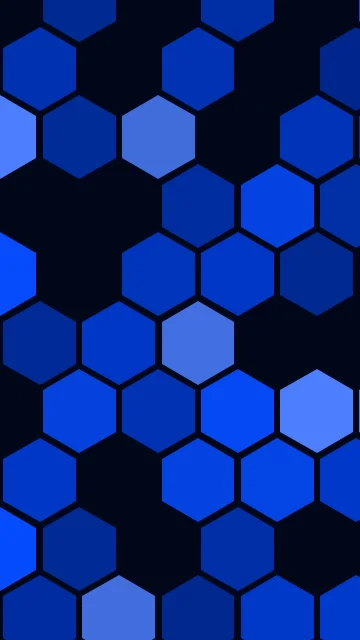 International Klein Blue hexagon phone wallpaper — free HD international klein blue mobile wallpaper 1080x1920
