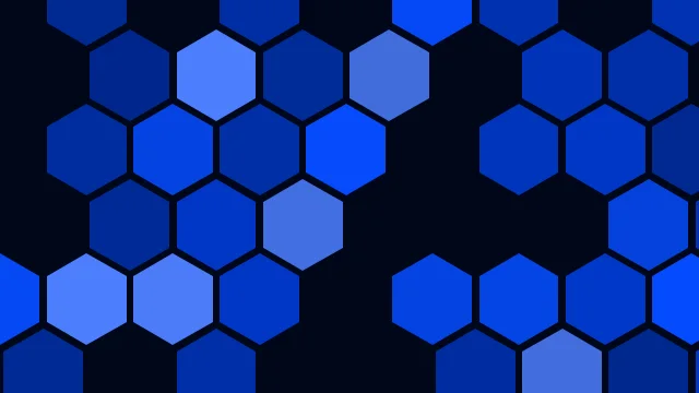 International Klein Blue hexagon background — free HD international klein blue color wallpaper 1920x1080