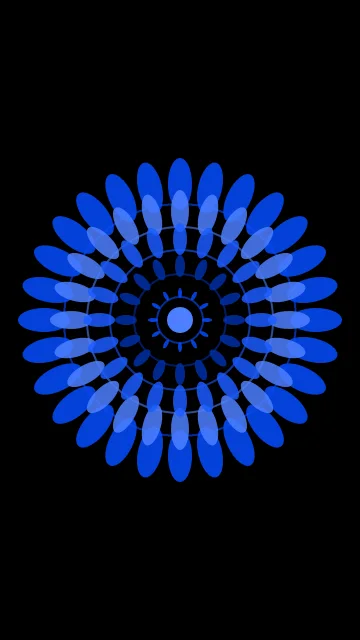International Klein Blue mandala phone wallpaper — free HD international klein blue mobile wallpaper 1080x1920