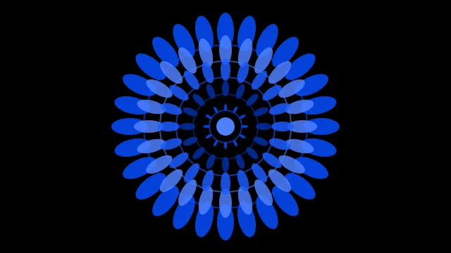 International Klein Blue mandala background — free HD international klein blue color wallpaper 1920x1080