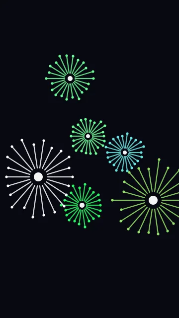 Jade Green fireworks phone wallpaper — free HD jade green mobile wallpaper 1080x1920