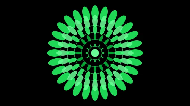 Jade Green mandala background — free HD ramadan background