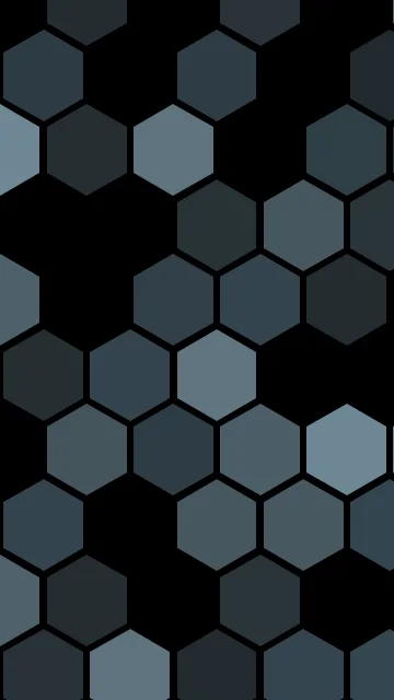 Jet Black hexagon phone wallpaper — free HD jet black mobile wallpaper 1080x1920