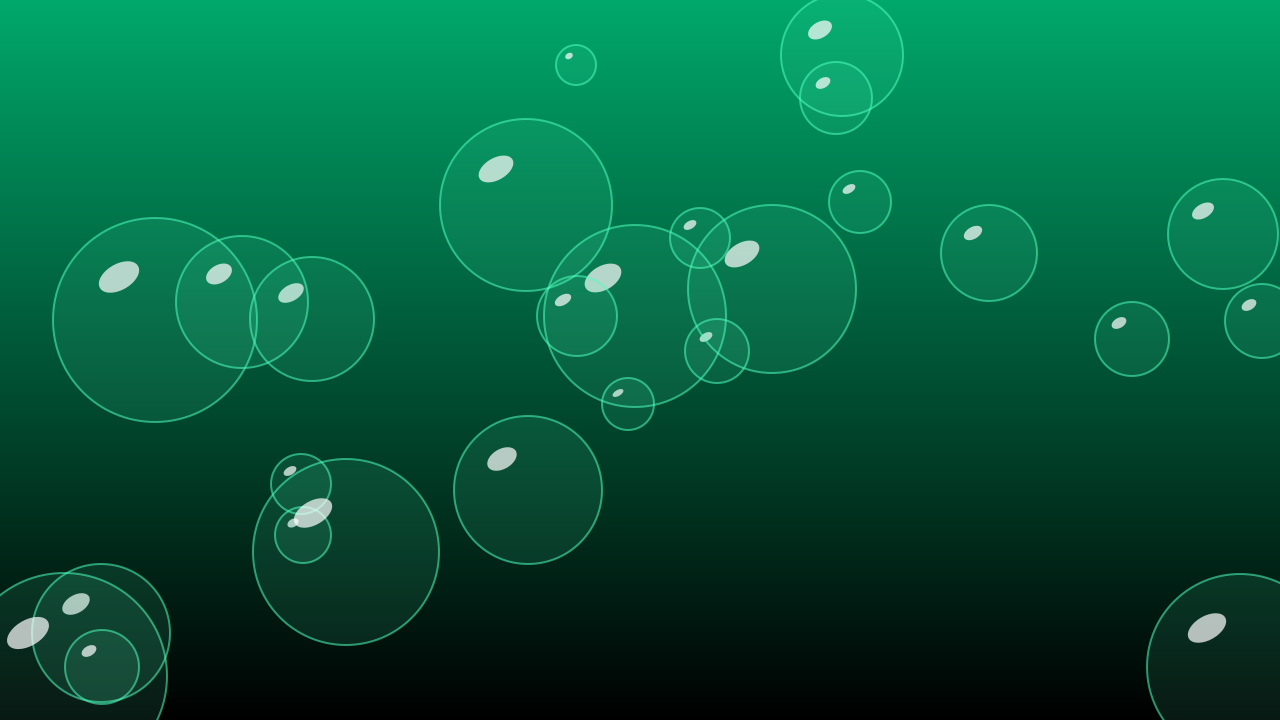 Jungle Green bubbles background — free HD jungle green color wallpaper 1920x1080