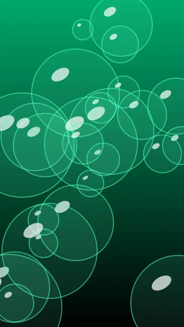 Jungle Green bubbles phone wallpaper — free HD jungle green mobile wallpaper 1080x1920