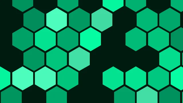 Jungle Green hexagon desktop wallpaper — free 4K jungle green wallpaper 3840x2160