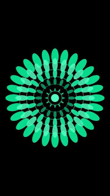 Jungle Green mandala phone wallpaper — free HD jungle green mobile wallpaper 1080x1920
