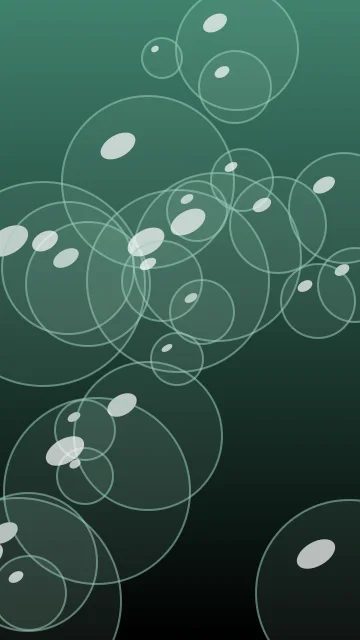 Jungle Teal bubbles phone wallpaper — free HD jungle teal mobile wallpaper 1080x1920