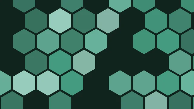 Jungle Teal hexagon desktop wallpaper — free 4K jungle teal wallpaper 3840x2160