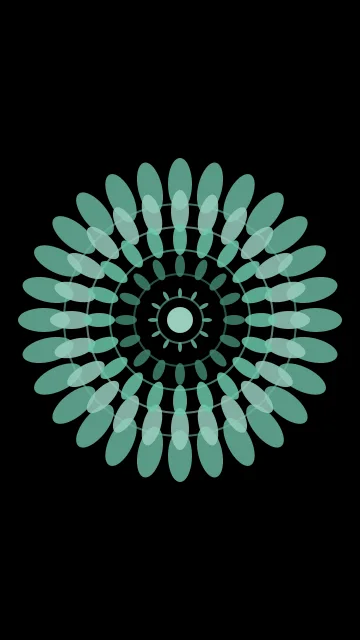 Jungle Teal mandala phone wallpaper — free HD jungle teal mobile wallpaper 1080x1920