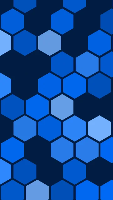 Laser Blue hexagon phone wallpaper — free HD laser blue mobile wallpaper 1080x1920