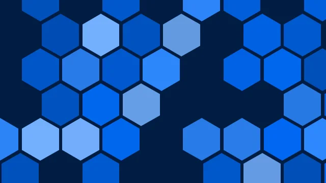 Laser Blue hexagon background — free HD laser blue color wallpaper 1920x1080