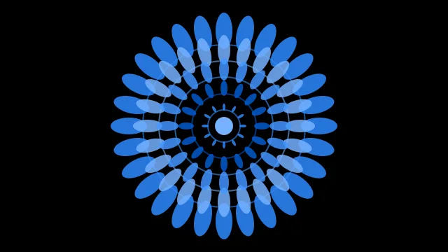 Laser Blue mandala background — free HD laser blue color wallpaper 1920x1080