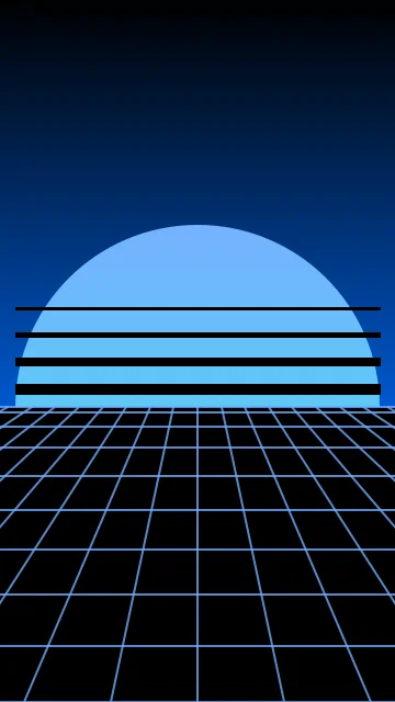 Laser Blue vaporwave phone wallpaper — free HD laser blue mobile wallpaper 1080x1920