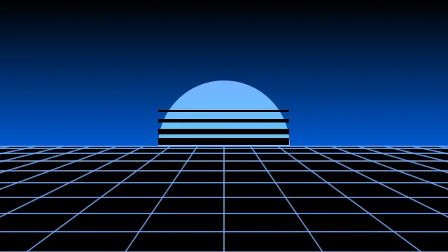 Laser Blue vaporwave background — free HD laser blue color wallpaper 1920x1080