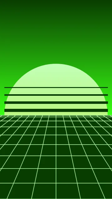 Laser Green vaporwave phone wallpaper — free HD laser green mobile wallpaper 1080x1920