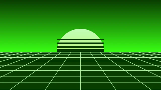 Laser Green vaporwave desktop wallpaper — free 4K laser green wallpaper 3840x2160