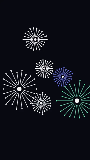 Light Blue fireworks phone wallpaper — free HD light blue mobile wallpaper 1080x1920