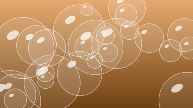 Light Caramel bubbles background — free HD birthday background