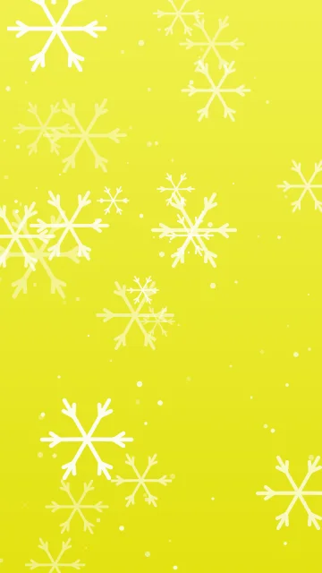 Light Golden Rod Yellow snowflake phone wallpaper — free HD winter wallpaper