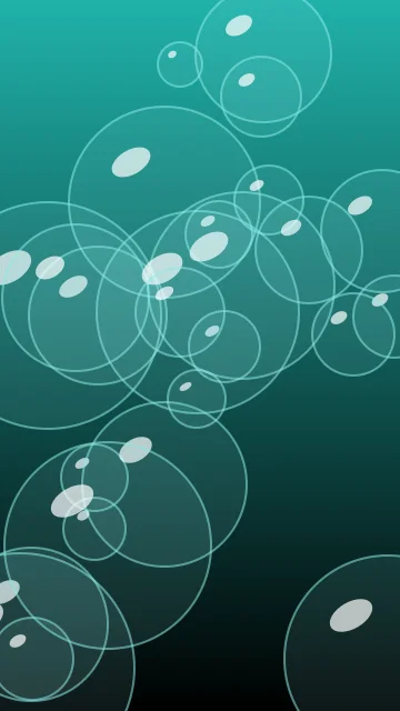 Light Sea Green bubbles phone wallpaper — free HD light sea green mobile wallpaper 1080x1920