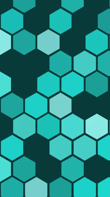 Light Sea Green hexagon phone wallpaper — free HD light sea green mobile wallpaper 1080x1920